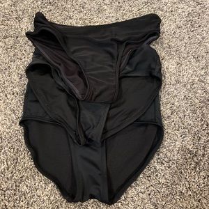 3 black bathing suit bottoms for a size 8 girl